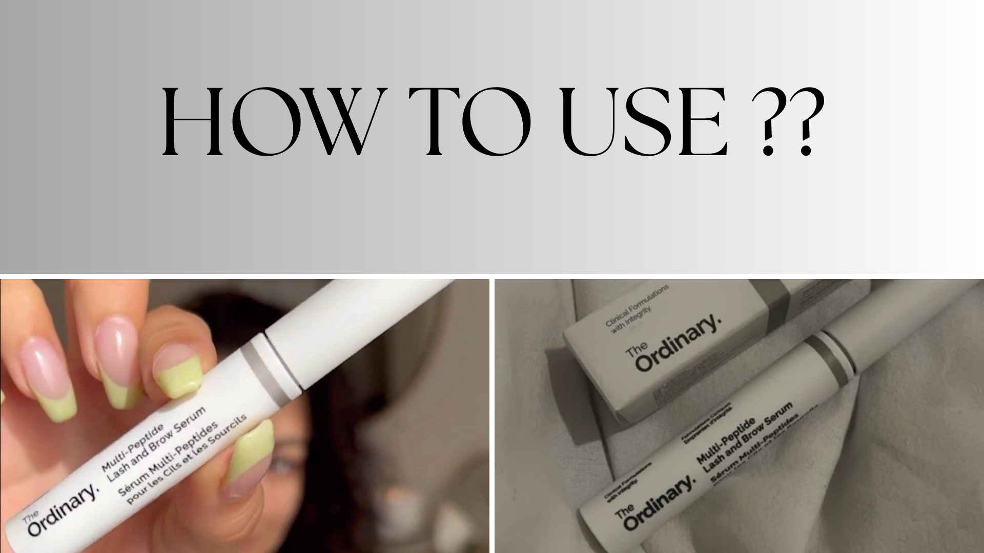 Charger la vidéo : how to use